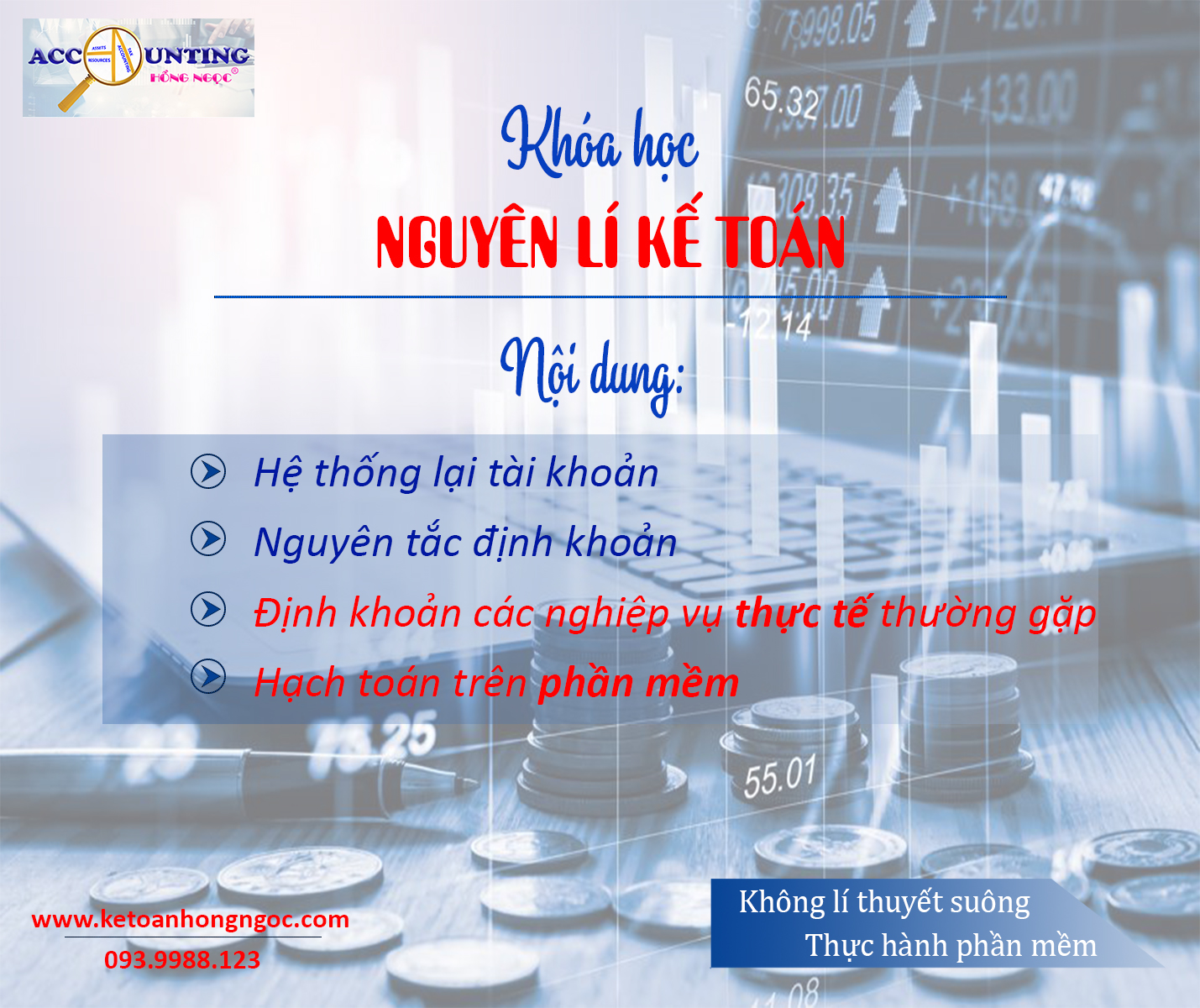 KHÓA HỌC NGUYÊN LÍ KẾ TOÁN